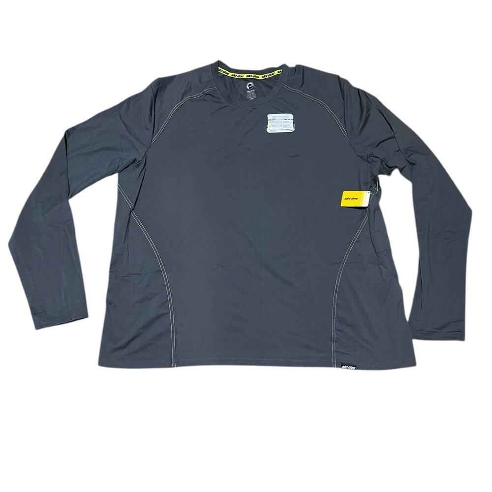 Ski-Doo Men's Long Sleeve Performance Moisture Wicking UV Quick Dry T Shirt 3XL